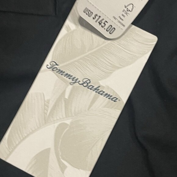 Tommy Bahama Pants Boracay Solid Flat Front Black BT115496 50x32 50 Waist NWT - Picture 5 of 9